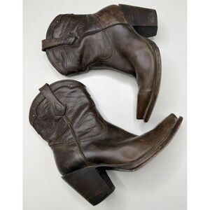 Charlie 1 Horse Women's Brown Leather Western Boots Size 8.5